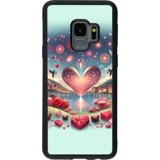 Samsung Galaxy S9 Case Hülle - Silikon schwarz Valentin 2025 Schick