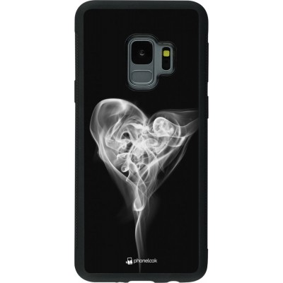 Hülle Samsung Galaxy S9 - Silikon schwarz Valentine 2022 Black Smoke