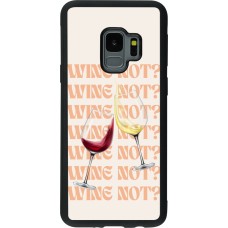 Samsung Galaxy S9 Case Hülle - Silikon schwarz Wine not