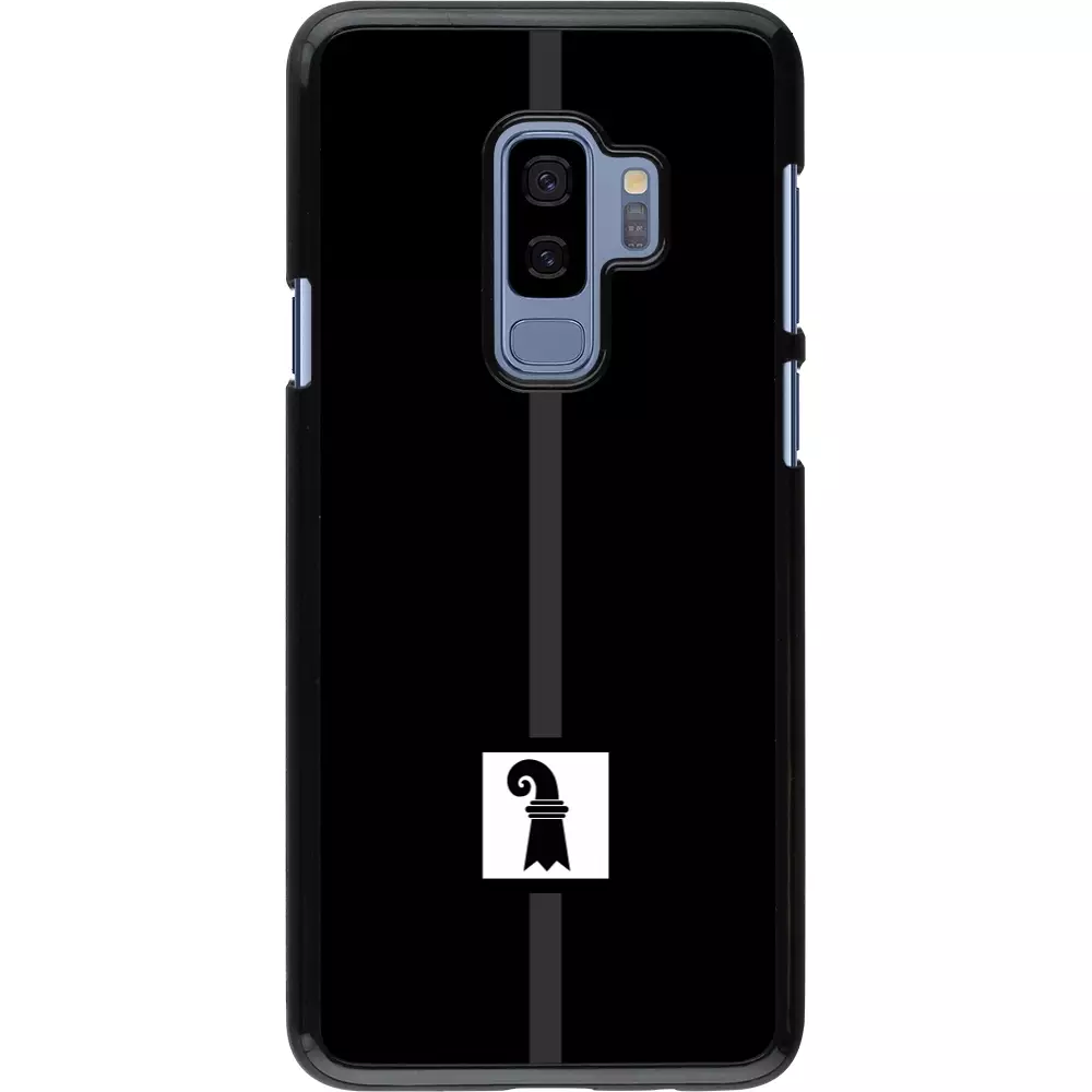 Samsung Galaxy S9+ Case Hülle - Kanton BS schwarz