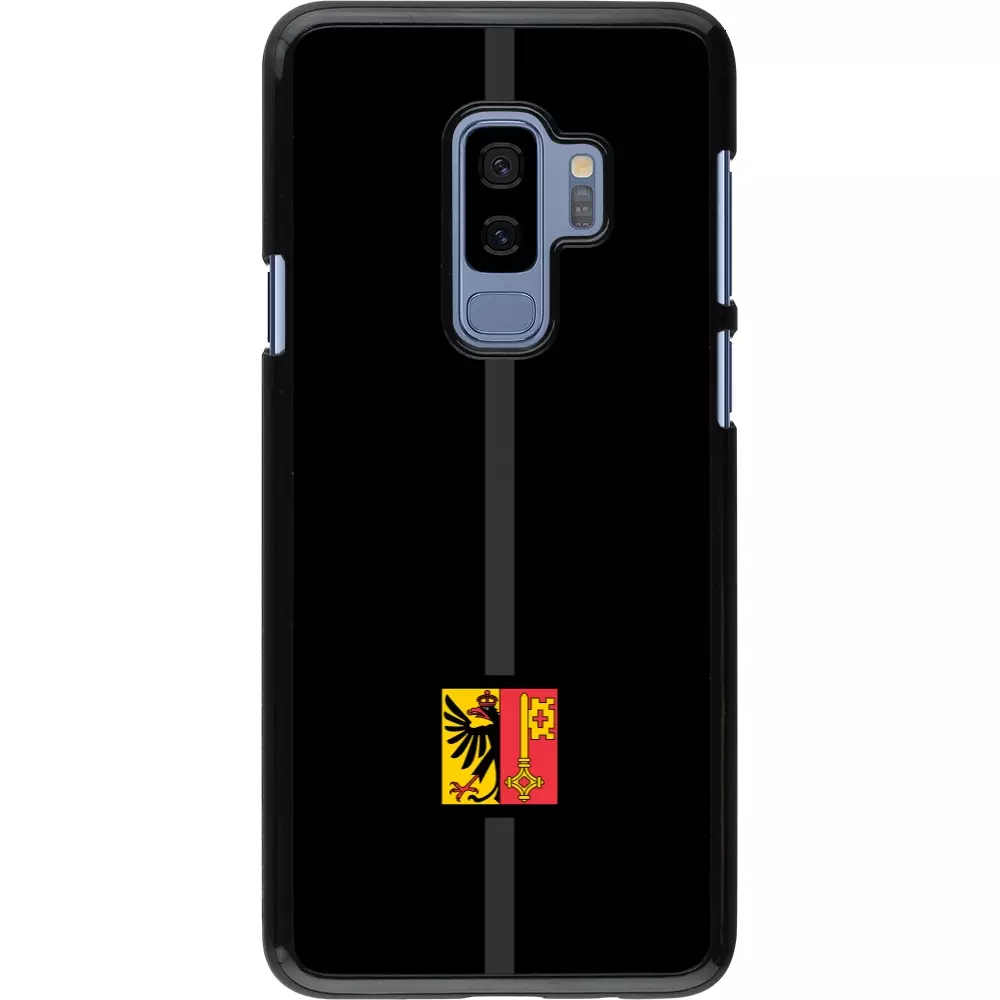 Samsung Galaxy S9+ Case Hülle - Kanton GE schwarz