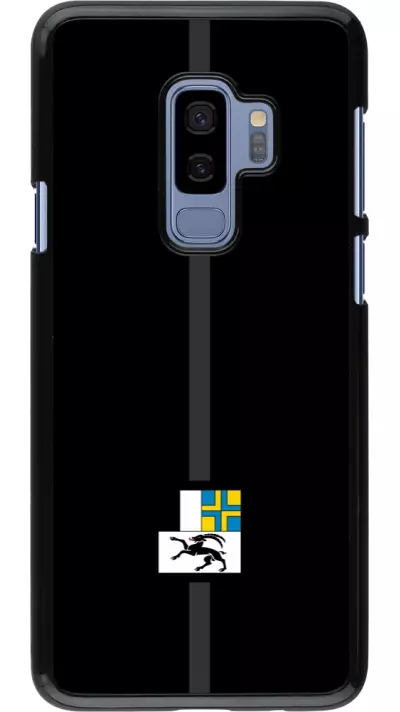 Samsung Galaxy S9+ Case Hülle - Kanton GR schwarz