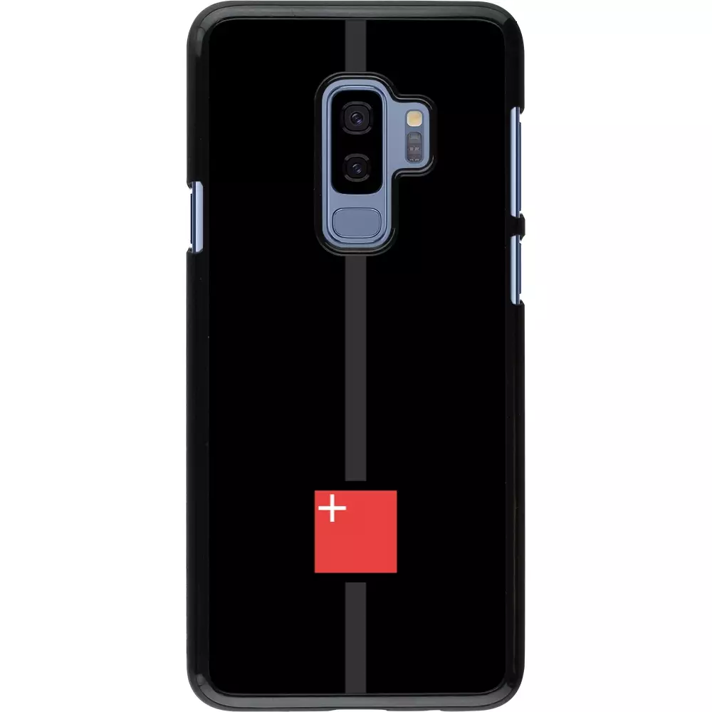Samsung Galaxy S9+ Case Hülle - Kanton SZ schwarz