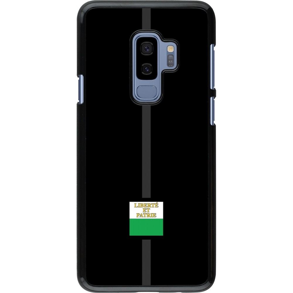 Samsung Galaxy S9+ Case Hülle - Kanton VD schwarz