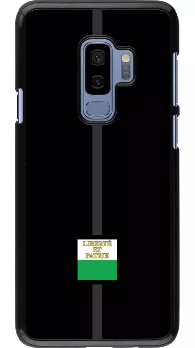Samsung Galaxy S9+ Case Hülle - Kanton VD schwarz