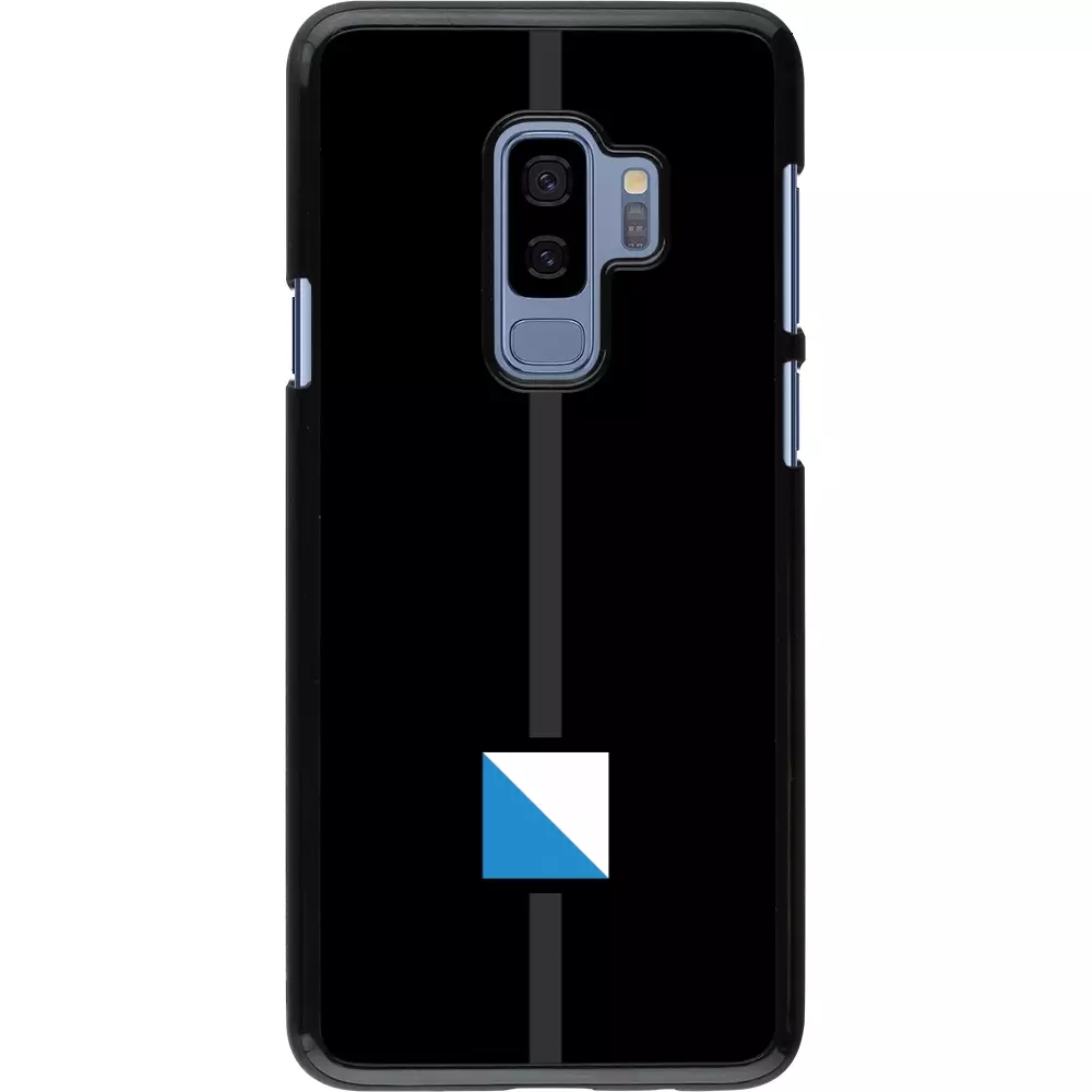 Samsung Galaxy S9+ Case Hülle - Kanton ZH schwarz