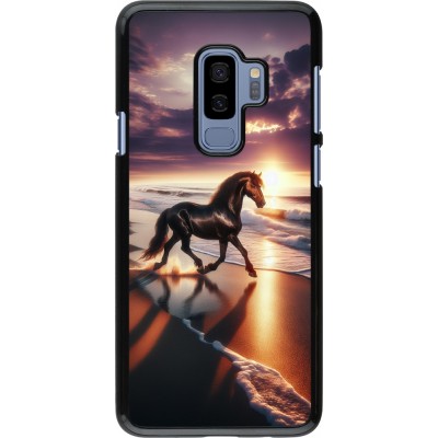 Samsung Galaxy S9+ Case Hülle - Pferd majestätisch Strand