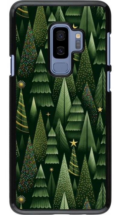 Samsung Galaxy S9+ Case Hülle - Christmas 25 Pattern Xmas Tree