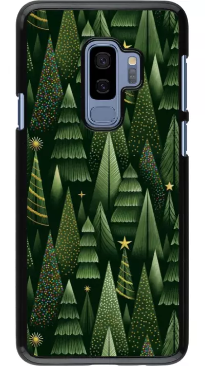 Samsung Galaxy S9+ Case Hülle - Christmas 25 Pattern Xmas Tree