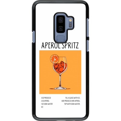 Samsung Galaxy S9+ Case Hülle - Cocktail Rezept Aperol Spritz