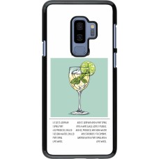 Samsung Galaxy S9+ Case Hülle - Cocktail Rezept Hugo