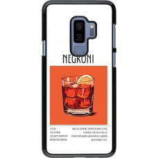 Samsung Galaxy S9+ Case Hülle - Cocktail Rezept Negroni
