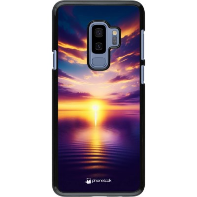 Samsung Galaxy S9+ Case Hülle - Sonnenuntergang gelb violett