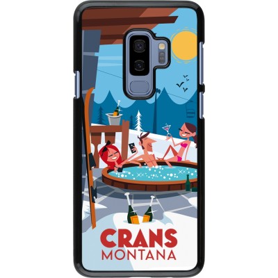 Samsung Galaxy S9+ Case Hülle - Crans-Montana Mountain Jacuzzi