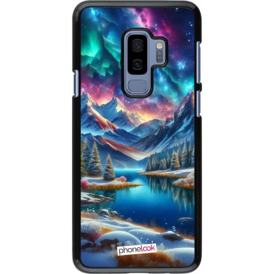 Samsung Galaxy S9+ Case Hülle - Fantasiebergsee Himmel Sterne