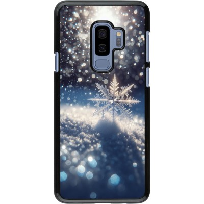 Samsung Galaxy S9+ Case Hülle - Schneeflocke Solar Glanz