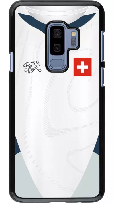 Samsung Galaxy S9+ Case Hülle - Schweiz Away personalisierbares Fussballtrikot