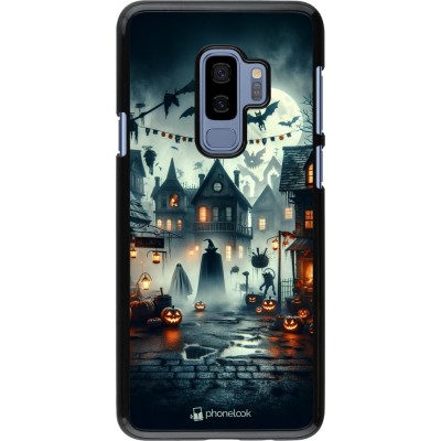 Samsung Galaxy S9+ Case Hülle - Halloween Spukstadt