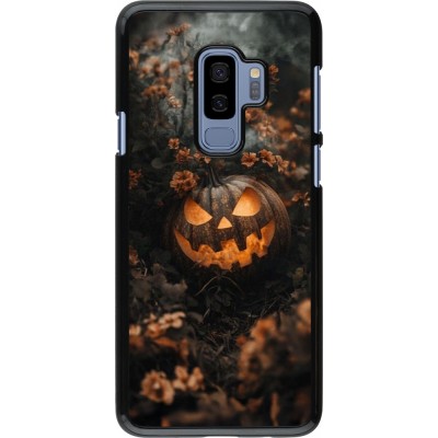 Samsung Galaxy S9+ Case Hülle - Halloween 2025 Pumpkin with flowers