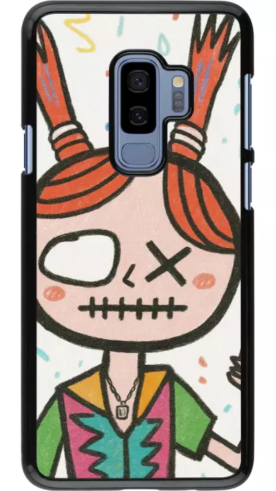 Samsung Galaxy S9+ Case Hülle - Little Girl Sketch