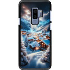 Samsung Galaxy S9+ Case Hülle - Berg Schnee Licht