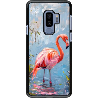 Samsung Galaxy S9+ Case Hülle - Paint Flamingo