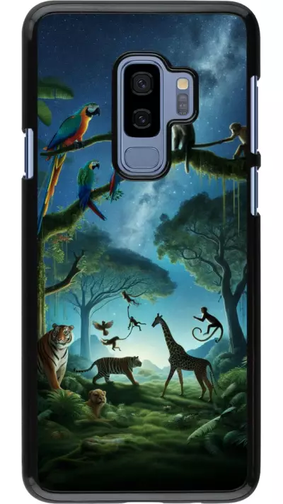Samsung Galaxy S9+ Case Hülle - Paradies der exotischen Tiere
