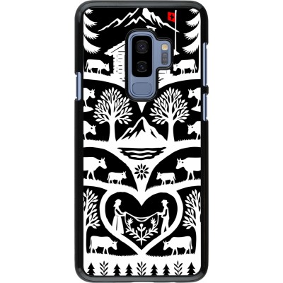 Samsung Galaxy S9+ Case Hülle - Poya Schweiz 2 schwarz