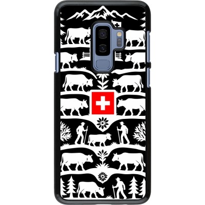 Samsung Galaxy S9+ Case Hülle - Poya Schweiz 3 schwarz