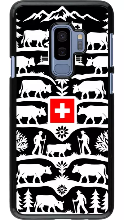 Samsung Galaxy S9+ Case Hülle - Poya Schweiz 3 schwarz