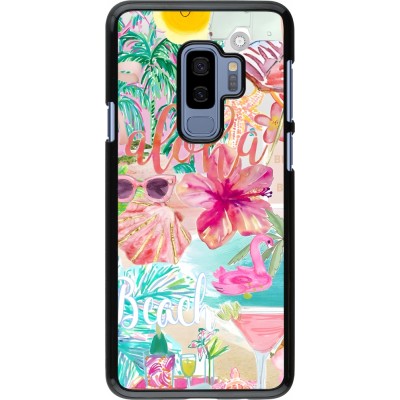Samsung Galaxy S9+ Case Hülle - Preppy Collage Aloha