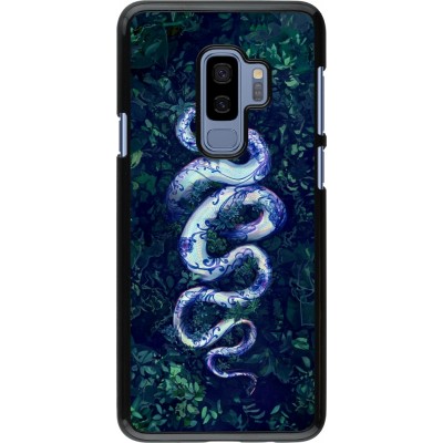 Samsung Galaxy S9+ Case Hülle - Snake Blue Anaconda