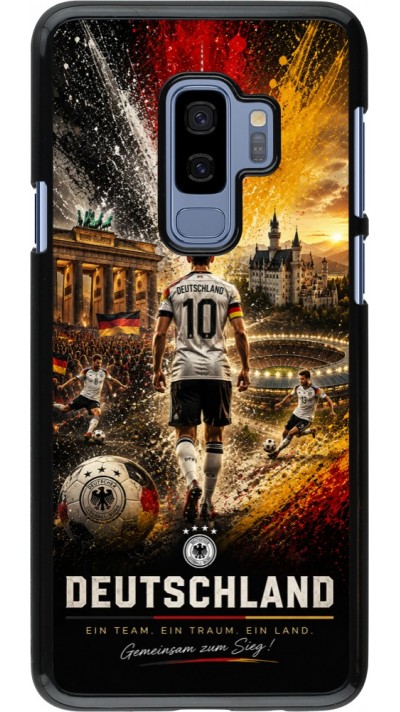 Samsung Galaxy S9+ Case Hülle - Fussball Deutschland splash 2026