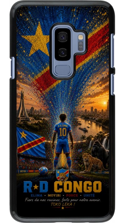 Samsung Galaxy S9+ Case Hülle - Fussball Demokratische Republik Kongo splash 2026