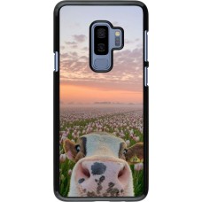 Samsung Galaxy S9+ Case Hülle - Cow with tulips Spring 2026