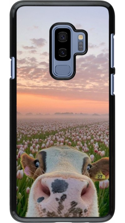 Samsung Galaxy S9+ Case Hülle - Cow with tulips 2026