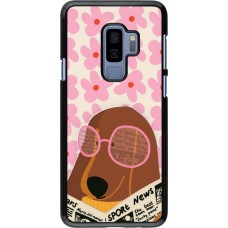 Samsung Galaxy S9+ Case Hülle - Dog with newspaper 2026