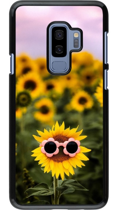 Samsung Galaxy S9+ Case Hülle - Sunflower with glasses 2026