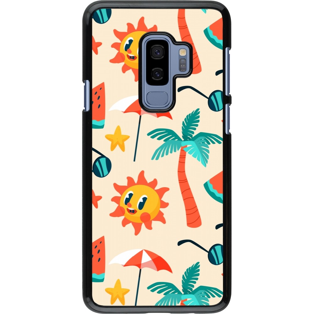 Samsung Galaxy S9+ Case Hülle - Summer 2025 Pattern soleil
