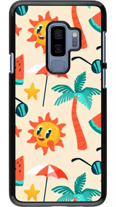 Samsung Galaxy S9+ Case Hülle - Summer 2025 Pattern soleil