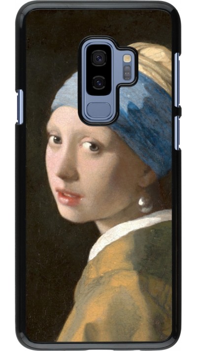 Coque Samsung Galaxy S9+ - Tableau art - La Jeune fille à la perle - Johannes Vermeer