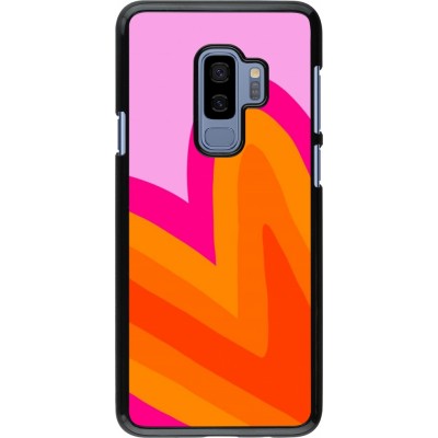 Samsung Galaxy S9+ Case Hülle - Valentine 2024 heart gradient