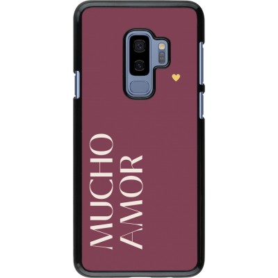 Samsung Galaxy S9+ Case Hülle - Valentine 2024 mucho amor rosado