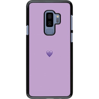 Samsung Galaxy S9+ Case Hülle - Valentine 2023 purpule single heart