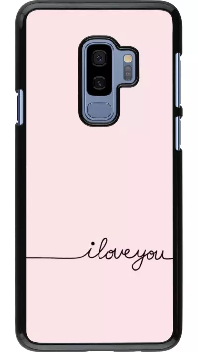 Samsung Galaxy S9+ Case Hülle - Valentine 2023 i love you writing