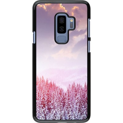 Samsung Galaxy S9+ Case Hülle - Winter 22 Pink Forest