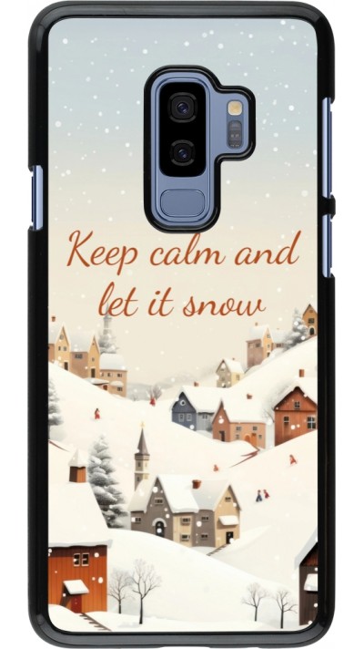 Samsung Galaxy S9+ Case Hülle - Winter 25 Winter Keep calm and let it snow
