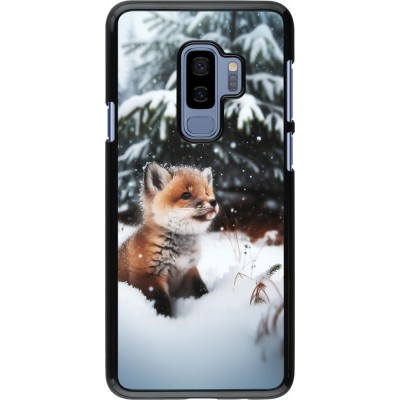 Samsung Galaxy S9+ Case Hülle - Weihnachten 2023 Fuechslein Tanne