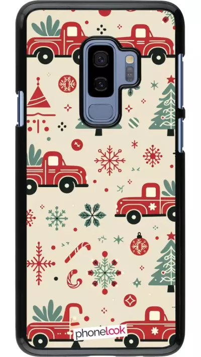 Samsung Galaxy S9+ Case Hülle - Weihnachten 2024 Lkw Tanne