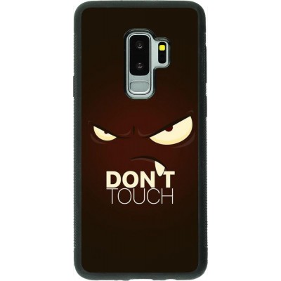 Hülle Samsung Galaxy S9+ - Silikon schwarz Angry Dont Touch